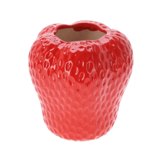 Aardbei Vaas 20cm Rood