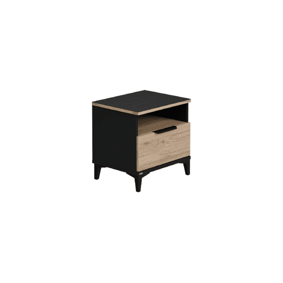 Paidi Tomke Black/oak Nachttafel