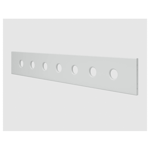 Flexa White Bedhek 119cm Dot