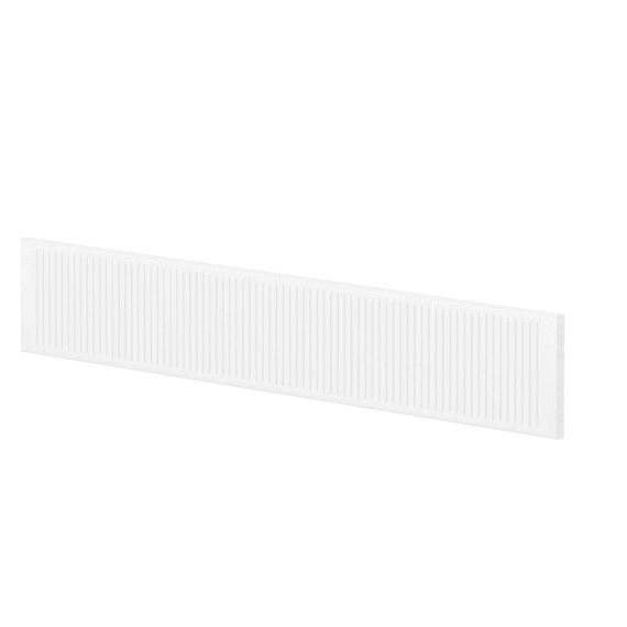 Flexa White Bedhek 119cm Grooves