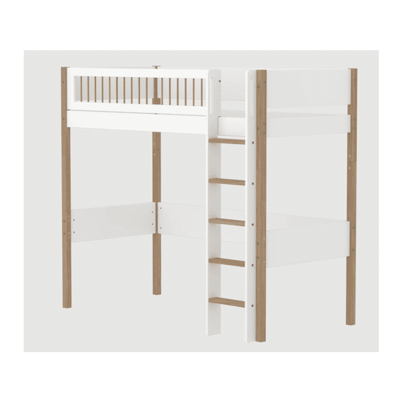 Flexa Nor Hoogslaper Xl 90x200 Rechte Trap (incl.lattenbodem)