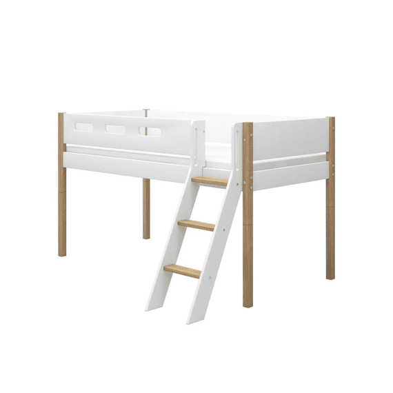 Flexa Nor Halfhoogslaper 90x200 Schuine Trap (incl.lattenbodem)