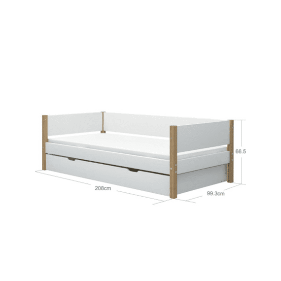 Flexa Nor Bedbank 90x200 (incl.lattenbodem)
