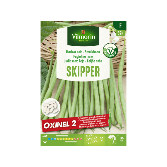 Vilmorin Struikboon Skipper  100g + Staal Oxinel 2