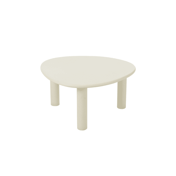 Bijzettafel Bali Mdf/pvc Wit M 75x66x38cm
