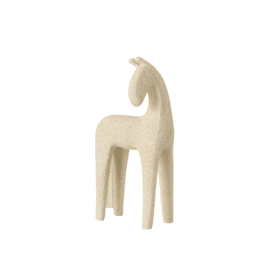 Paard Modern Resine Bei Middel