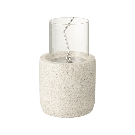 Vuurkorf Rond Cement Grijs 13x13x22.5cm