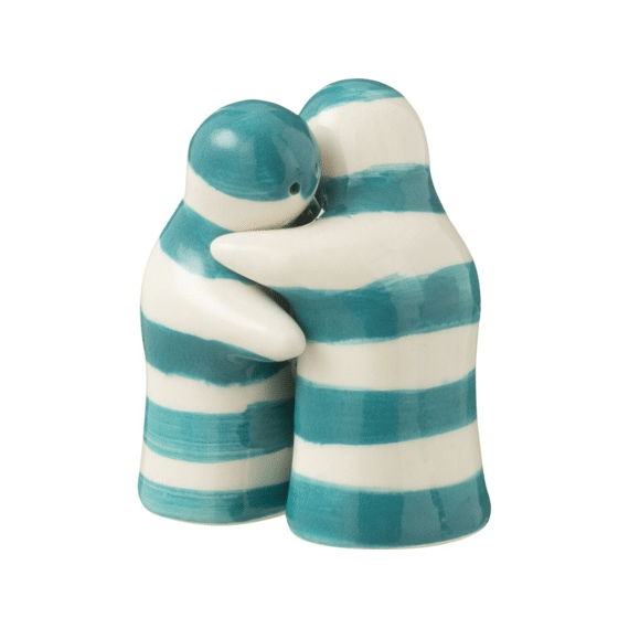 Salt&pepper Gran St Cer Wh/aq 7x4.5x8cm