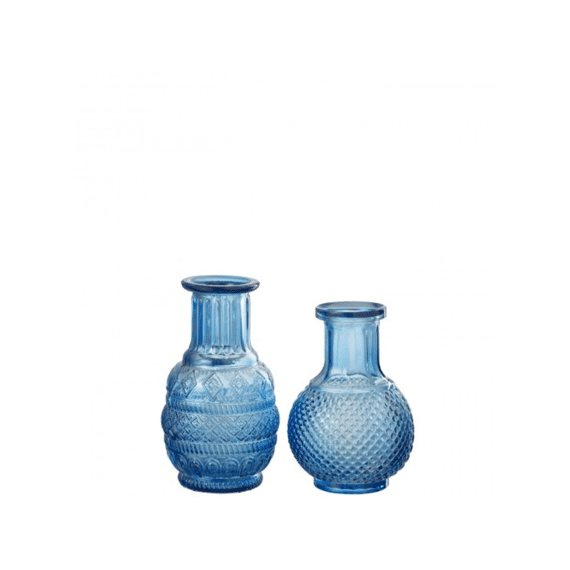 Vaas Kano Glas Blaux Ass2 7.5x7.5x14cm