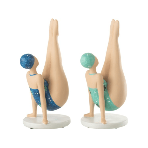 Vrouw Yoga Op Handen Mix Ass2 12x12x26cm
