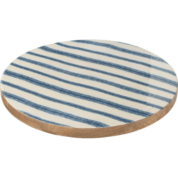 Draaiplat Ron Strep Mang Bla/w 45.5x45.5x5cm
