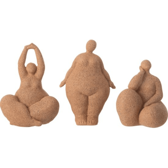 Vrouw Modern Resine Ter S Ass3 11.5x10x15.5cm