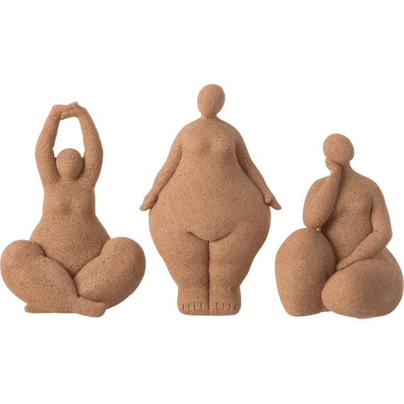 Vrouw Modern Resin Ter L Ass3 17.5x15x24.5cm