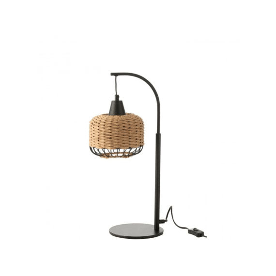 Lamp Lantaarn Metaal Naturel 17x17x52cm