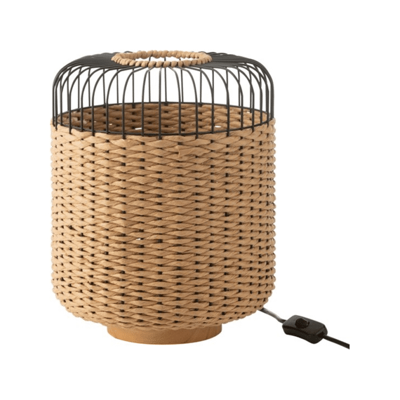 Lamp Metaal Naturel 27x27x34.5cm