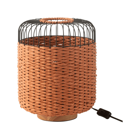 Lamp Metaal Oranje 27x27x34.5cm