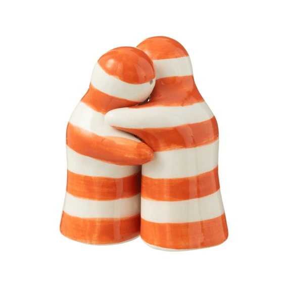 Salt&pepper Gran St Cer Wh/ora 7x4.5x8cm