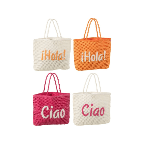 Tas Ciao/hola Wit/ro/or Ass4 8x33x45cm