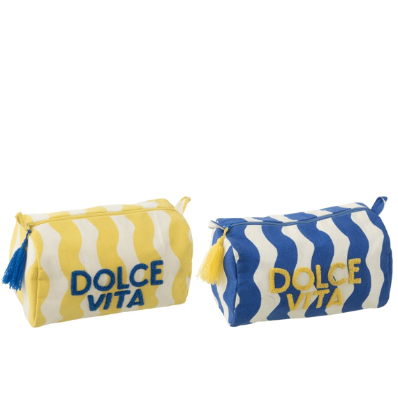 J-Line Toilettas Ciao Amore R/o 22x12x13cm 2 Assortiment