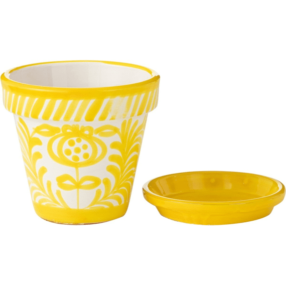 Flowerp+pl Grana Handm Ce Ye S 21x21x19cm