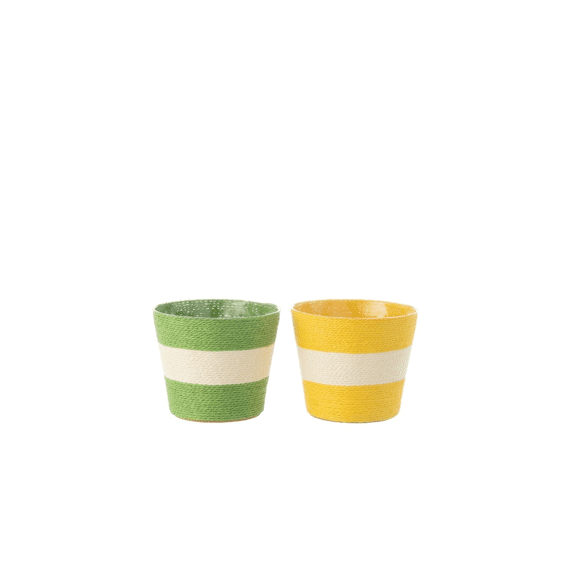 Bloempo Str Pa/pet Ge/gr M As2 15x15x13cm