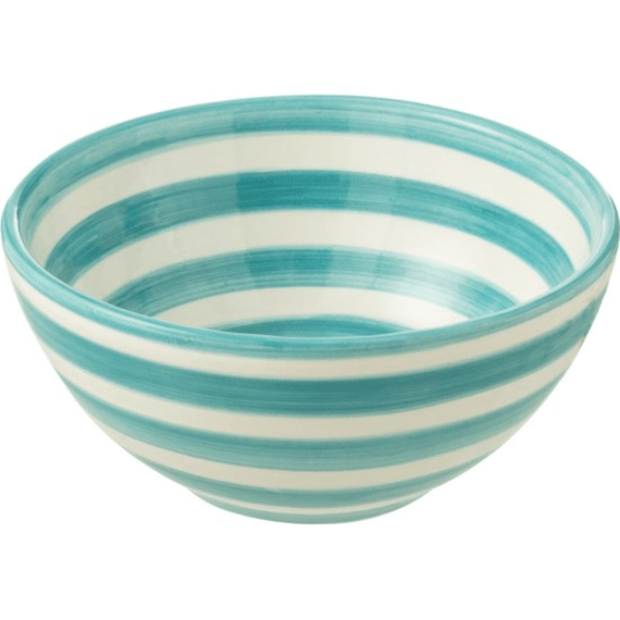 Bowl Grana St Hi Cer Wh/aqua S 14x14x6.5cm