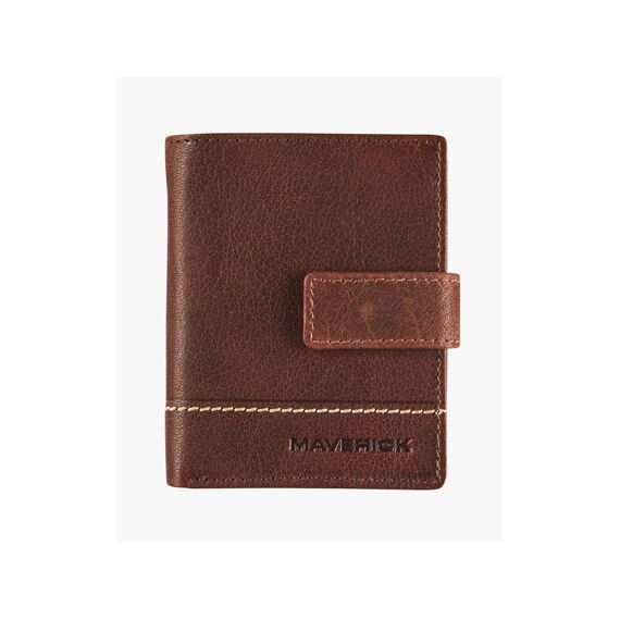Maverick Rough Gear Wallet Cardprotector Compact Rfid Leer Bruin