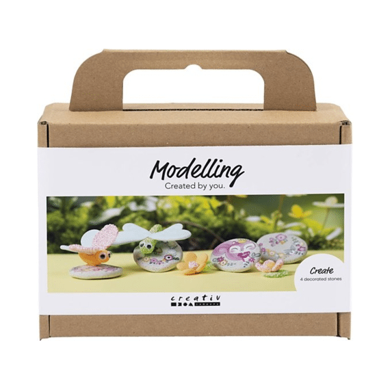 Mini Hobbyset Boetseren Steen Met Insect