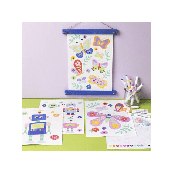 Hobbyset Kleuren Vlinder En Robot