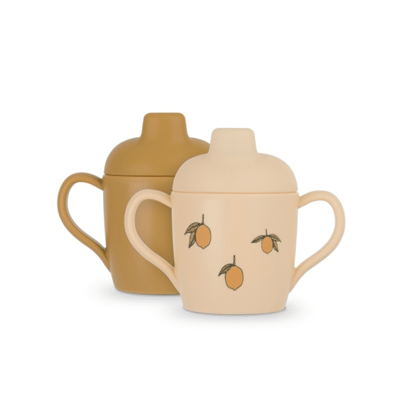 Konges Slojd Sippy Cup 2-pack Lemon