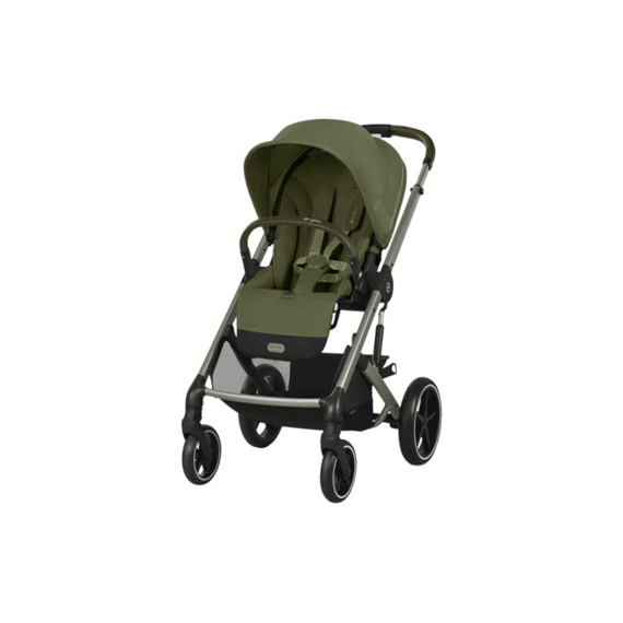 Cybex Balios S Lux Frame Taupe + Buggyzit Moss Green/khaki