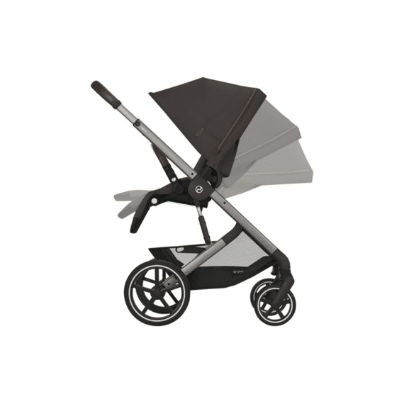 Cybex Balios S Lux Frame Taupe + Buggyzit Chocolate Brown/brown