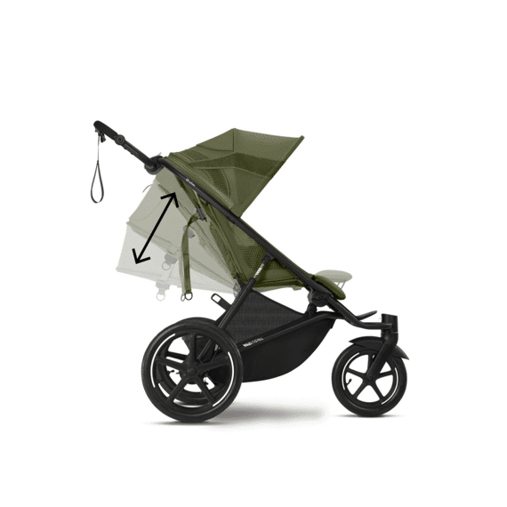 Cybex Avi Spin Frame Black Moss Green/khaki