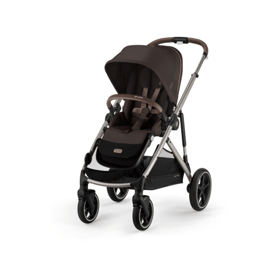 Cybex Gazelle S Frame Taupe + Buggyzit Chocolate Brown/brown