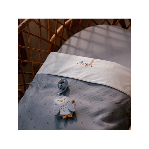 Little Dutch Deken Wieg Zomer 70x100 Pure Denim Blue