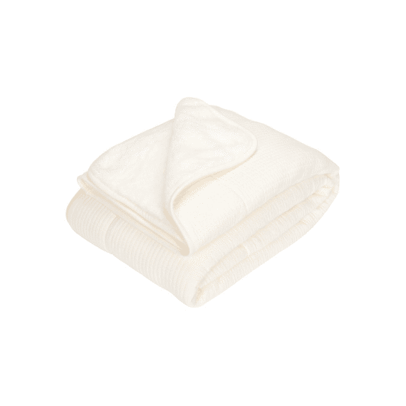 Little Dutch Pure Ledikantdeken Quilted Pure Soft White