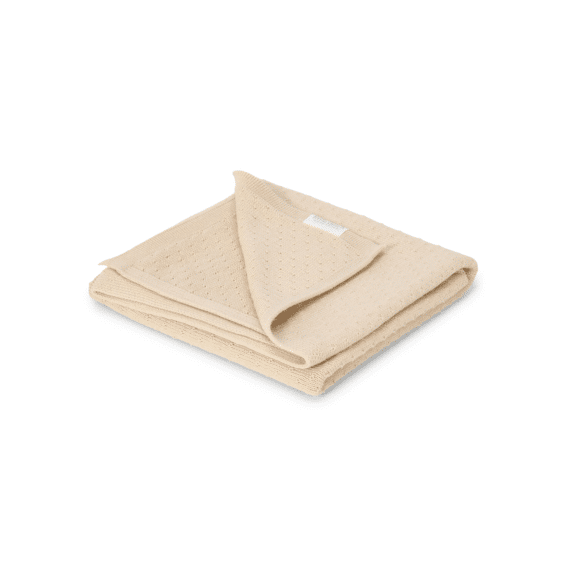 Little Dutch Deken Wieg Gebreid 70x100 Pure Soft Beige