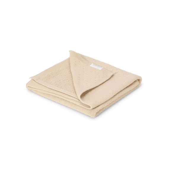 Little Dutch Deken Bed Gebreid 110x140 Pure Soft Beige
