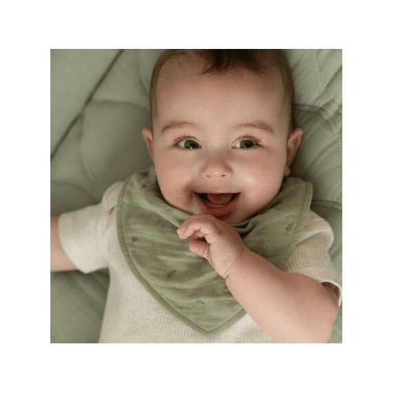 Little Dutch Bandana Bib 2 stuks Pure Sage