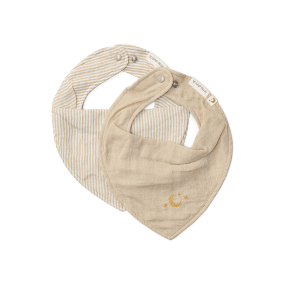 Little Dutch Bandana Bib 2 stuks Pure Soft Beige