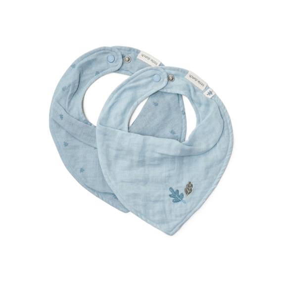 Little Dutch Bandana Bib 2 stuks Pure Denim Blue