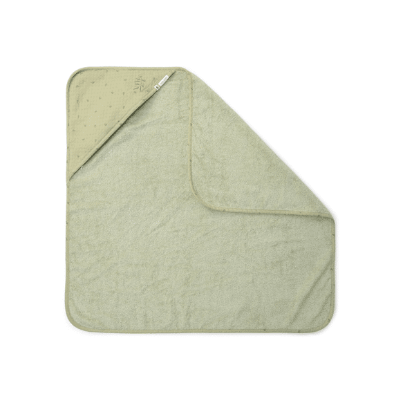 Little Dutch Badcape 75x75 Pure Sage