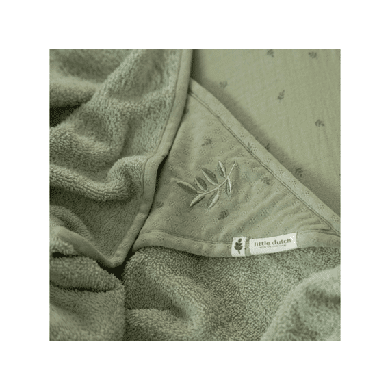 Little Dutch Pure Badcape 100x100 Pure Sage