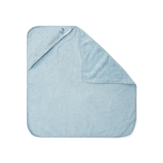 Little Dutch Badcape 75x75 Pure Denim Blue