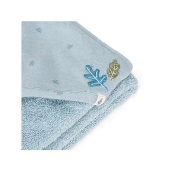 Little Dutch Pure Badcape 100x100 Pure Denim Blue