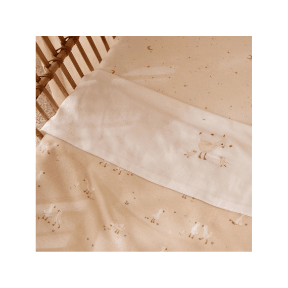 Little Dutch Newborn Naturals Ledikantdeken Little Goose