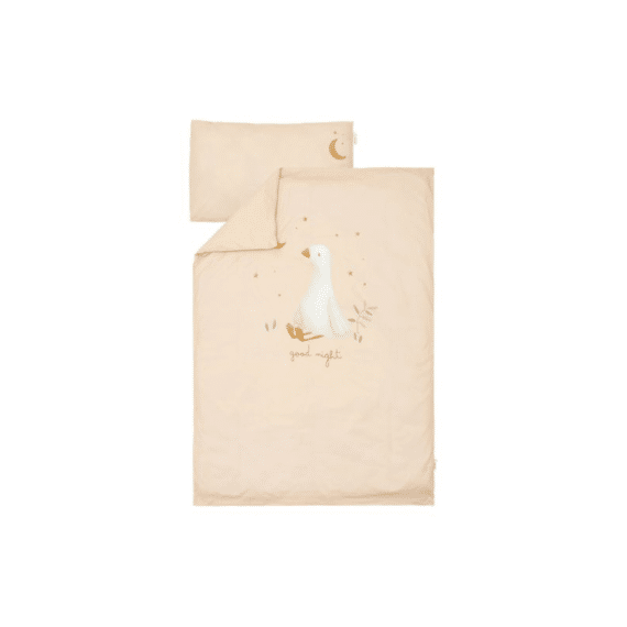 Little Dutch Newborn Naturals Dekbedovertrek Ledikant Little Goose