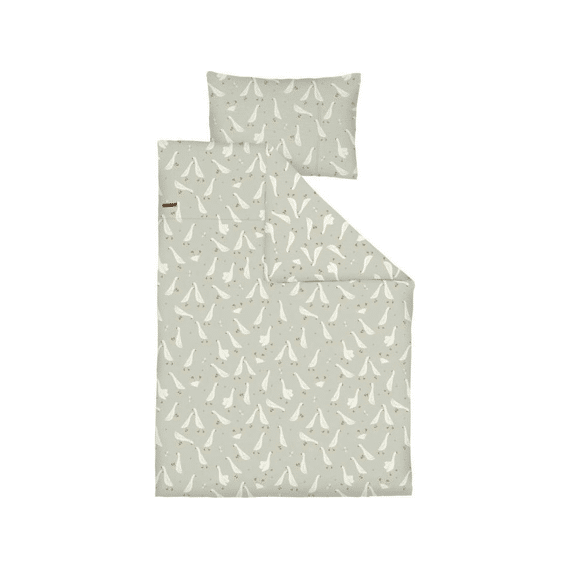 Little Dutch Newborn Naturals Dekbedovertrek Ledikant Little Goose