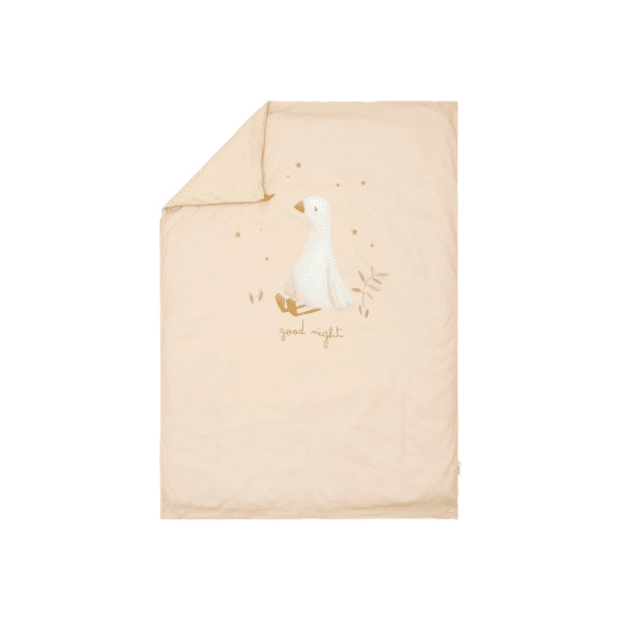 Little Dutch Newborn Naturals Dekbedovertrek Ledikant Little Goose