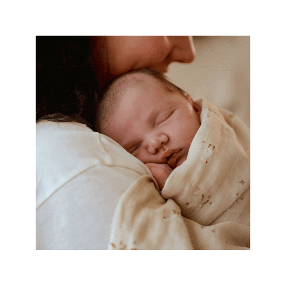 Little Dutch Newborn Naturals Swaddle Doek Hydrofiel 120x120 Little Goose